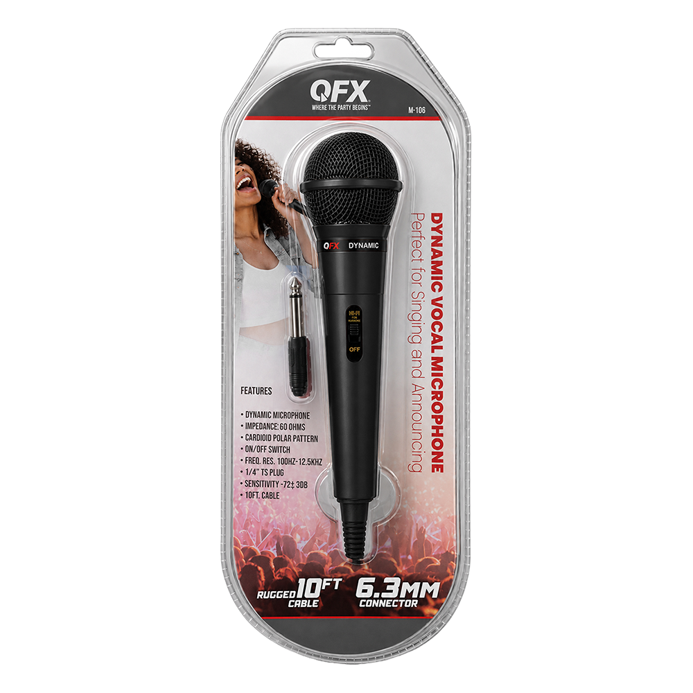 M 106 3D BLISTER BLACK