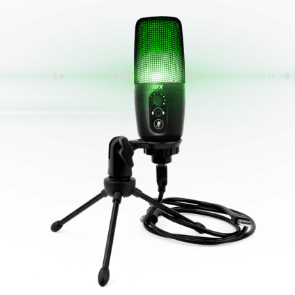 Mic With Stand USB GREEN 1Kx1K